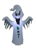 4 Foot Halloween Lighted Inflatable Ghost BOO Yard Outdoor Decoration Bl... - $364.20 MXN