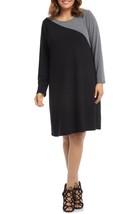 Nwt Karen Kane Gray Black Color Block Sweater Dress Size 0X Women $110 - £51.55 GBP