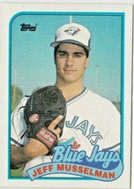 Jeff Musselman Blue Jays Pitcher 1989 Topps Card # 591 Near-Mint - £1.08 GBP