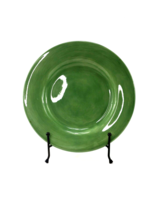 España Tabletops Unlimited Hand Painted Collection Dinner Plate Sage Green - $13.85