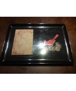 Vintage Couroc Cheese Board Tray Maple Wood Inlay Cardinal 16 X 11 - $20.78