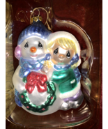 PRECIOUS MOMENTS ORNAMENT (GIRL WITH SNOWMAN) #712018 NIB 2006 - $23.46 CAD