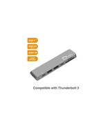 Siig JU-TB0512-S1 THUNDERBOLT 3 USB-C HUB HDMI WITH CARD READER &amp; PD ADA... - $1,879.71 MXN