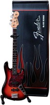 Fender Jazz 3-Color Sunburst Miniature Bass Replica, Axe Heaven Fj-002. - $47.98