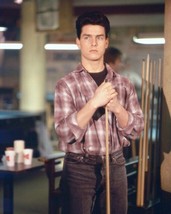 The Color of Money Tom Cruise 8x10 Real Photo holding pool cue - $10.99