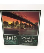 New -Wonderful World 1000 pc. Puzzle  Manhattan Skyline, NY.  28.75&quot; x 1... - £12.99 GBP