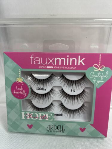 `817 Ardell Faux Mink Lashes Lightweight Knot-Free Holiday Gift Set 3 Pairs - $8.99
