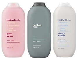 Method Body Wash Sampler Variety (Pure Peace, Sea & Surf, & Simply Nourish) (Pur - £43.15 GBP