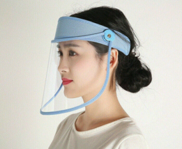 2 Face Shield Adjustable Headband for Adults Clear Visor Face Cover Adju... - £10.28 GBP