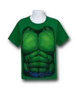 Hulk Kids Costume T-Shirt Green - £11.85 GBP