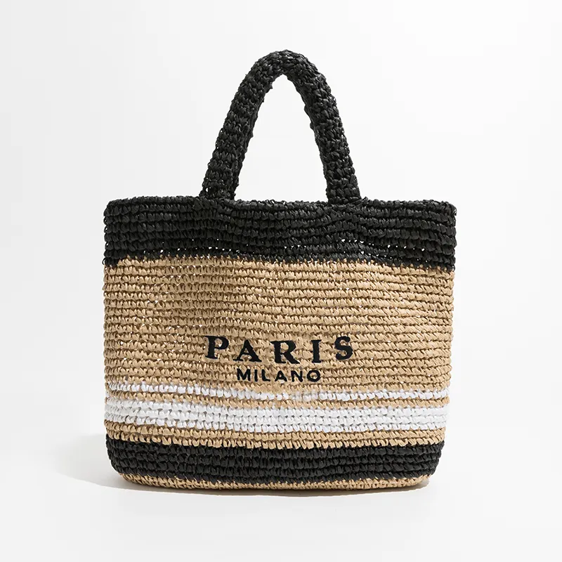 Women Plaited Raffia Straw Bag 7 - £23.17 GBP