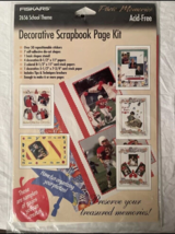 Fiskars School Theme Decorative Scrapbook Page Kit Photo Memories 2656 - $108.86 MXN
