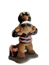 Vintage 2001 Dale Earnhardt Sr Figurine Good Ole Teddy Bear Intimidator Nascar - £11.14 GBP