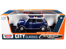 1961-1967 Morris Mini Cooper RHD Right Hand Drive Dark Blue w British Flag on th - £45.01 GBP