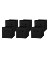 Mainstays Collapsible Cube Fabric Storage Bins (10.5&quot; x 10.5&quot;), 6 Pack, ... - $356.28 MXN