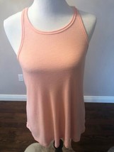 Nwt Free People Petal Pink Ribbed Tank Sz M - £23.68 GBP