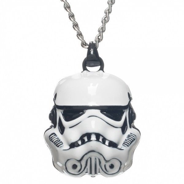 Star Wars Stormtrooper Metal 3D Necklace Licensed From Bioworld, NEW UNUSED - $14.49
