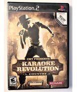 Sony Playstation 2 PS2 Karaoke Revolutions Country Singing Video Game Ko... - €13,72 EUR