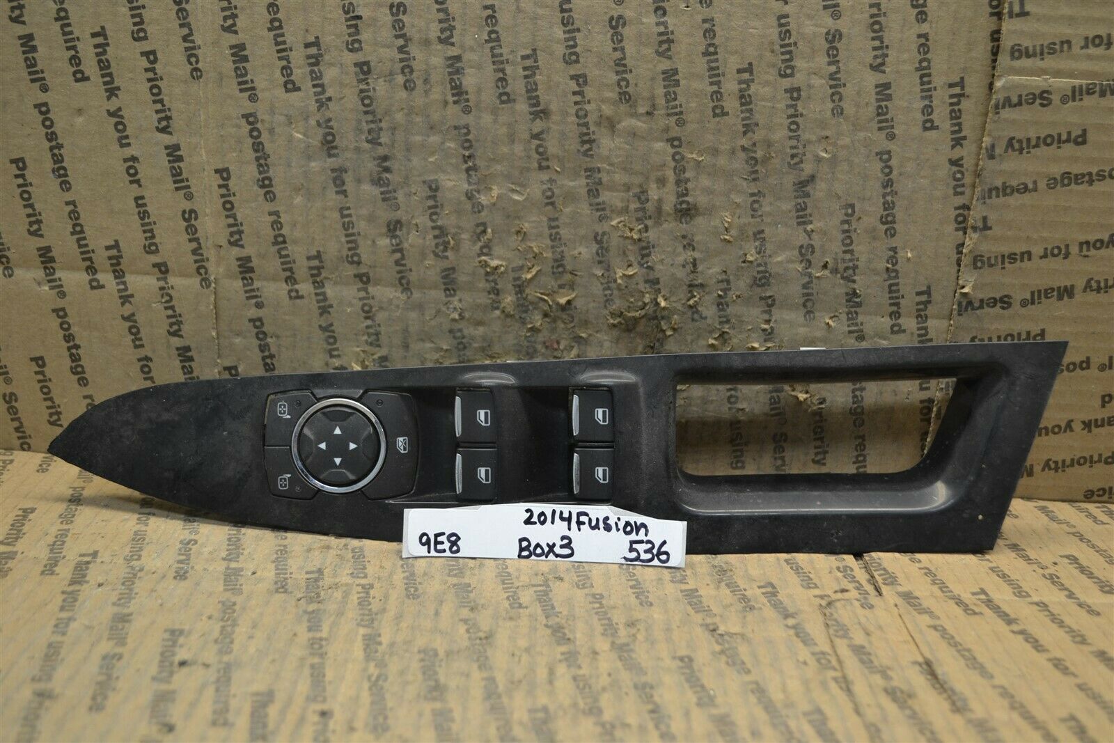 13-16 Ford Fusion Left Driver Master Switch OEM DG9T14540ABW Door Bx 3 5... - $7.99