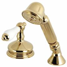 Kingston Brass KSK3332PLTR Deck Mount Hand Shower with Diverter for Roma... - £167.03 GBP