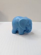 Vintage 1984 Fisher Price Zoo Large Little People Blue Elephant Figure #916 Toy - £4.66 GBP
