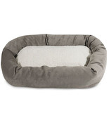MajesticPet 32 in. Villa Sherpa Donut Pet Bed Vintage - $123.06 CAD
