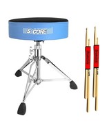 Drum Throne Padded Guitar Stool Height Adjustable Heavy Duty Music Chair... - $73.53