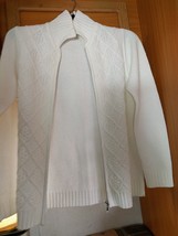 Girls Jackets Berkertex Size 11-12 years Acrylic White Jacket - $9.00