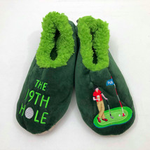 Snoozies Men&#39;s Slippers The 19th Hole Medium 9/10 Green - $14.84