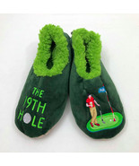 Snoozies Men&#39;s Slippers The 19th Hole Medium 9/10 Green - £11.67 GBP