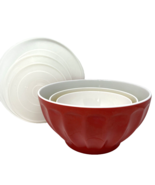 3 Piece Melamine Nesting Bowl Set with Lids - $28.63 CAD