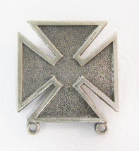 Vintage Sterling Silver WWII US Army Maltese Cross Marksman Pin - £19.77 GBP