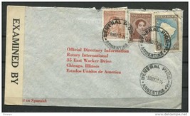 Argentina 1942 Cover to USA Censored - £5.51 GBP