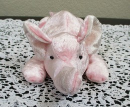 Peanut the Pink Velour Elephant by Russ 9-1/2&quot; USED - £4.65 GBP
