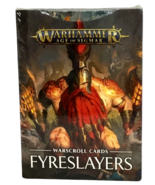 Warhammer Age of Sigmar Warscroll Cards Fyreslayers Order Battletome Eng... - €21,51 EUR