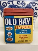 Old Bay Lemon &amp; Herb non GMO Seasoning 2.37 oz - £4.69 GBP