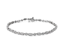 Tiffany &amp; Co. 1.60 Carat Diamond Jazz Bracelet in Platinum - $5,850.00