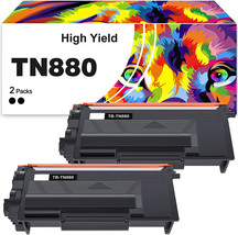 Toner Cartridge Replacement Compatible With Brother TN880 (Black, 2-Pack) - $29.02