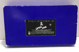 Open Fire VHS Tape Jeff Wincott Republic Entertainment Plays Well R Vide... - $15.68