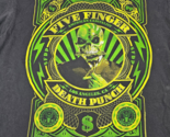 Five Finger Death Punch T-Shirt XL Black Heavy Metal Band Tour Merch Tee... - $49.49