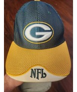 Vintage Green Bay Packers adjustable hat reebok nfl football cap jordan ... - £13.67 GBP