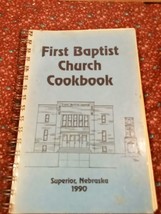 First Baptist Church Cookbooks Superior Ne 1990 - £6.45 GBP