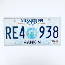 2016 United States Mississippi Rankin County Passenger License Plate RE4... - $16.25 CAD