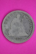 1891 P Seated Liberty Silver Quarter Guaranteed Authentic &amp; Genuine Coin... - $455.79 MXN