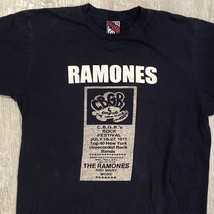 Vintage Ramones CBGB Poster t-shirt by Chaser 80&#39;s Punk Rock Size S MADE IN USA - £59.67 GBP