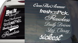 JDM Sticker Decal Pack Lot of 11 Tuner Racing Drifting Dope Stickers #5P... - $12.90