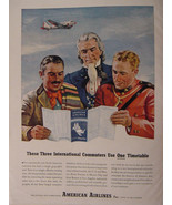 1944 Esquire Original Advertisement WWII Era AMERICAN AIRLINES - £3.82 GBP