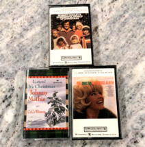 Christmas Cassette Lot (4) - Doris Day, Johnny Mathis, Robert Goulet - $4.75