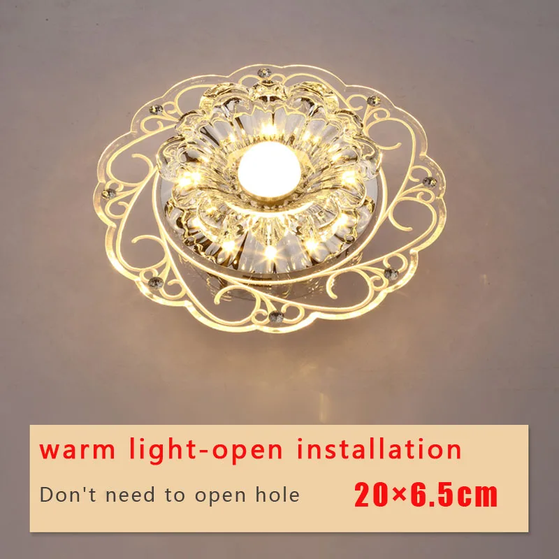 Ceiling lamp led ceiling light Crystal  living room lights lustres focos led tec - £175.31 GBP