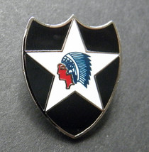 US ARMY 2ND INFANTRY DIVISION LAPEL PIN HAT BADGE 1 INCH - $5.74